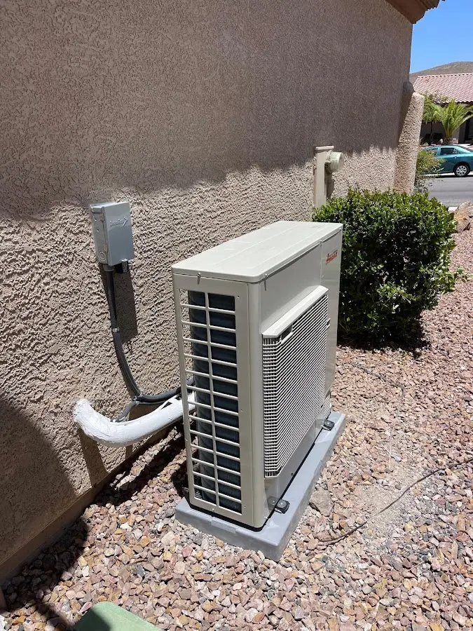 Residential air conditioning condenser unit in Anderson